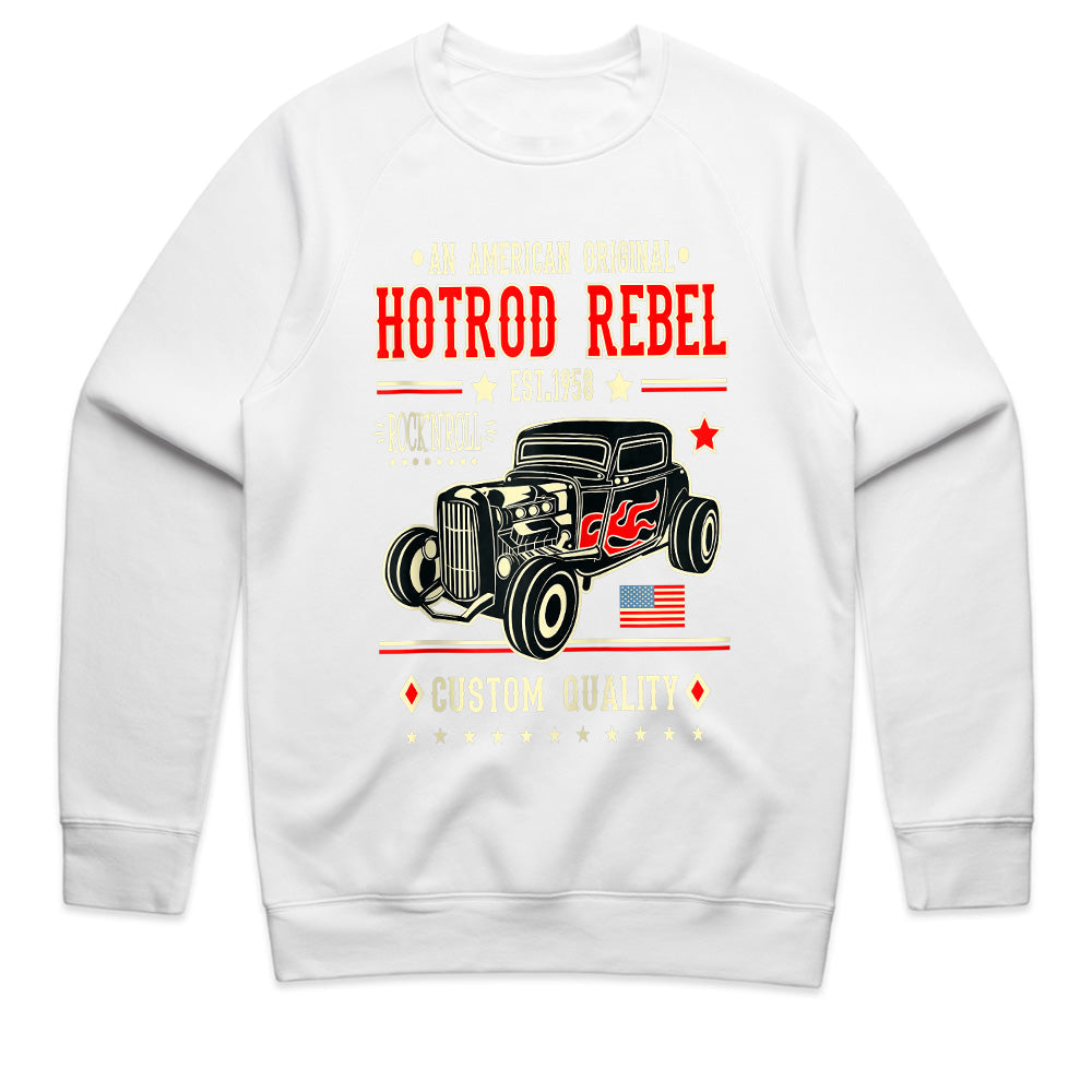 Hotrod Rebel 1958 T-Shirt – Vintage Rock ‘n’ Roll Classic Car Tee