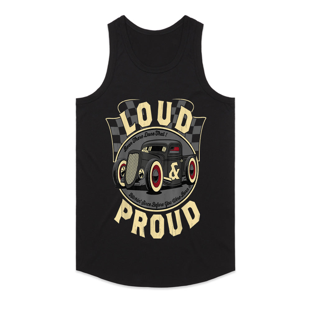 Loud & Proud – Vintage Hot Rod Racing Enthusiast T-Shirt