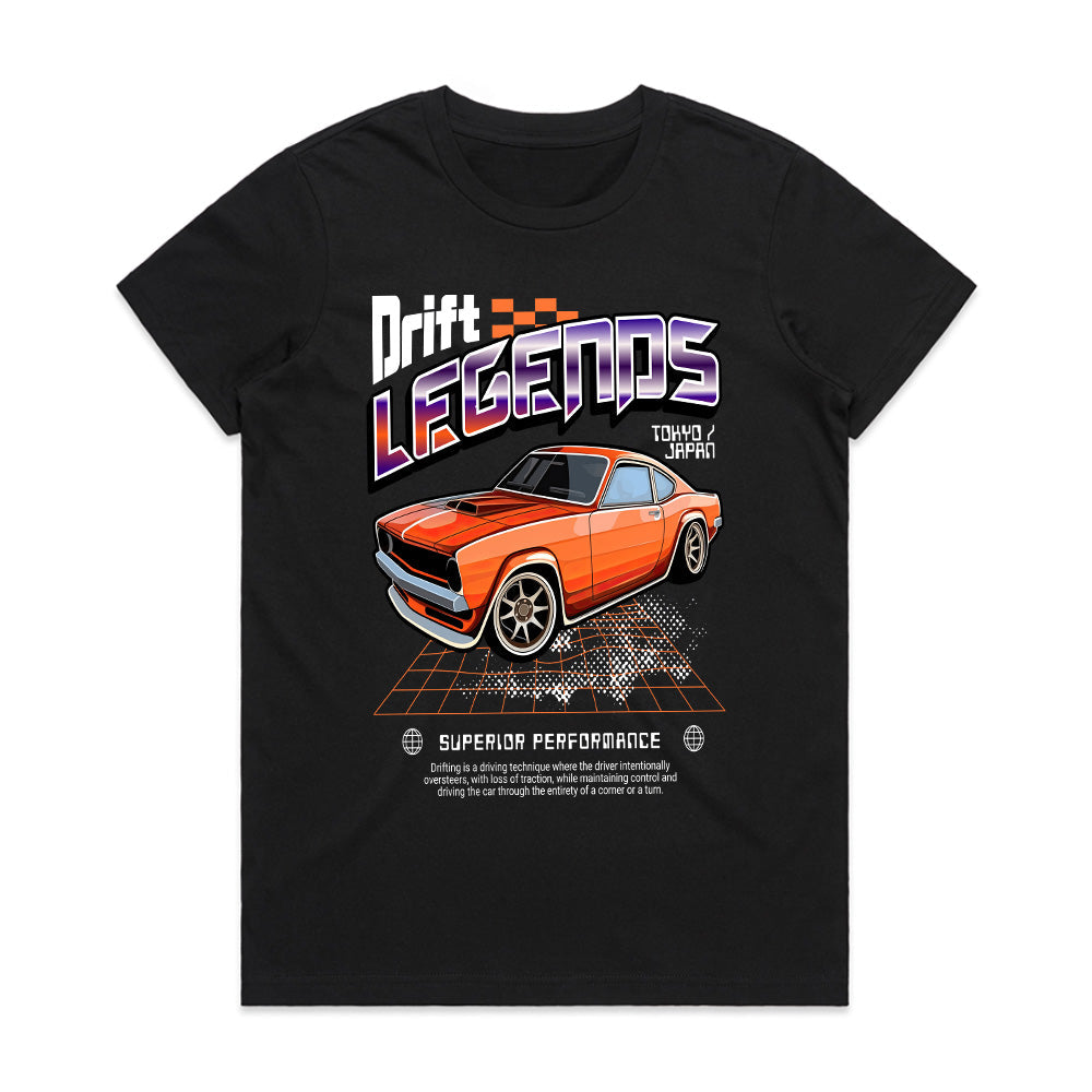 Drift Legends Tokyo Japan T-Shirt – Classic JDM Performance Edition