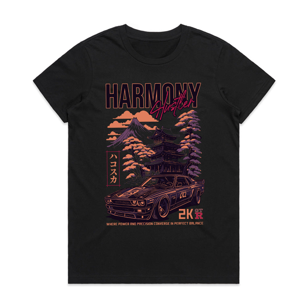 Harmony Hustler Hakosuka GT-R T-Shirt – JDM Classic Meets Japanese Aesthetics