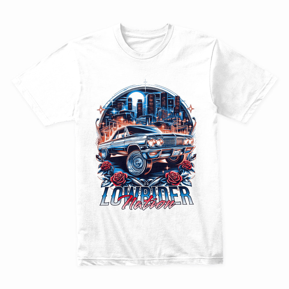 Lowrider Nation T-Shirt – Classic Cruising & Urban Street Style