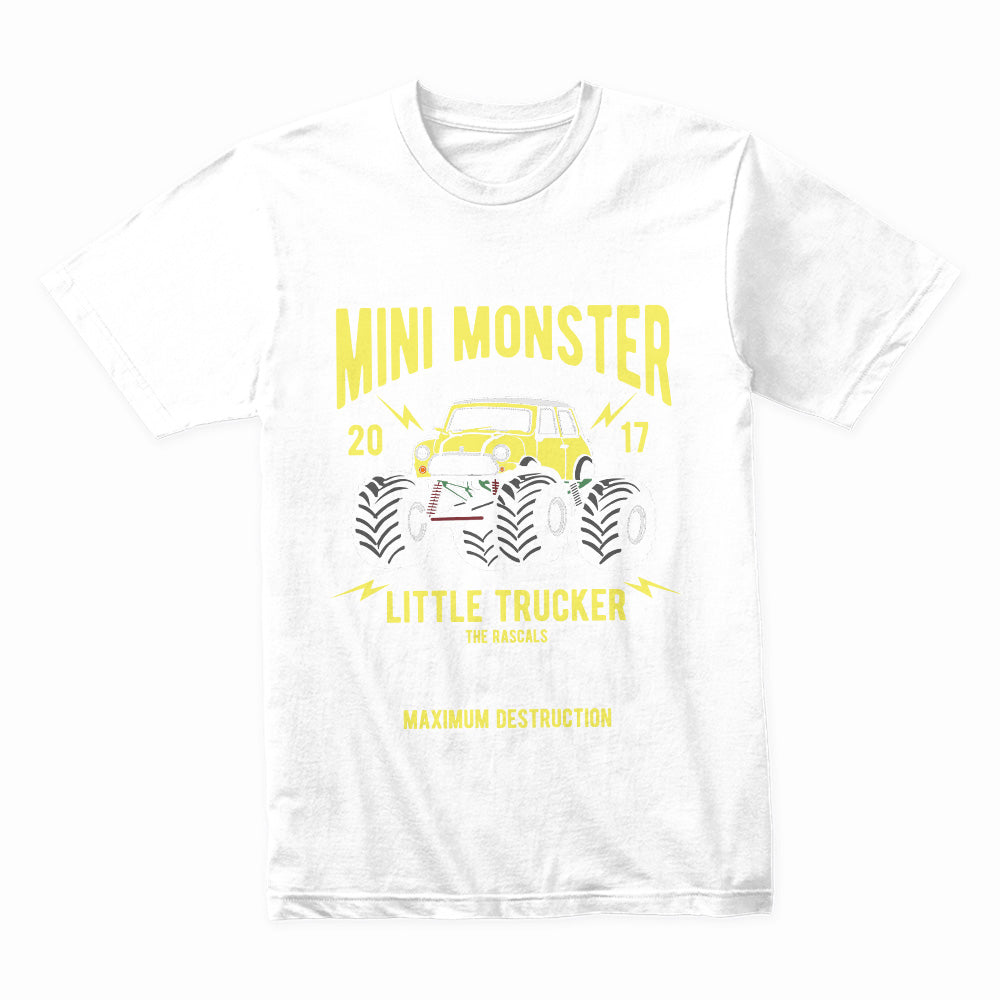 Mini Monster Truck Maniac T-Shirt – Little Trucker’s Ultimate Ride!