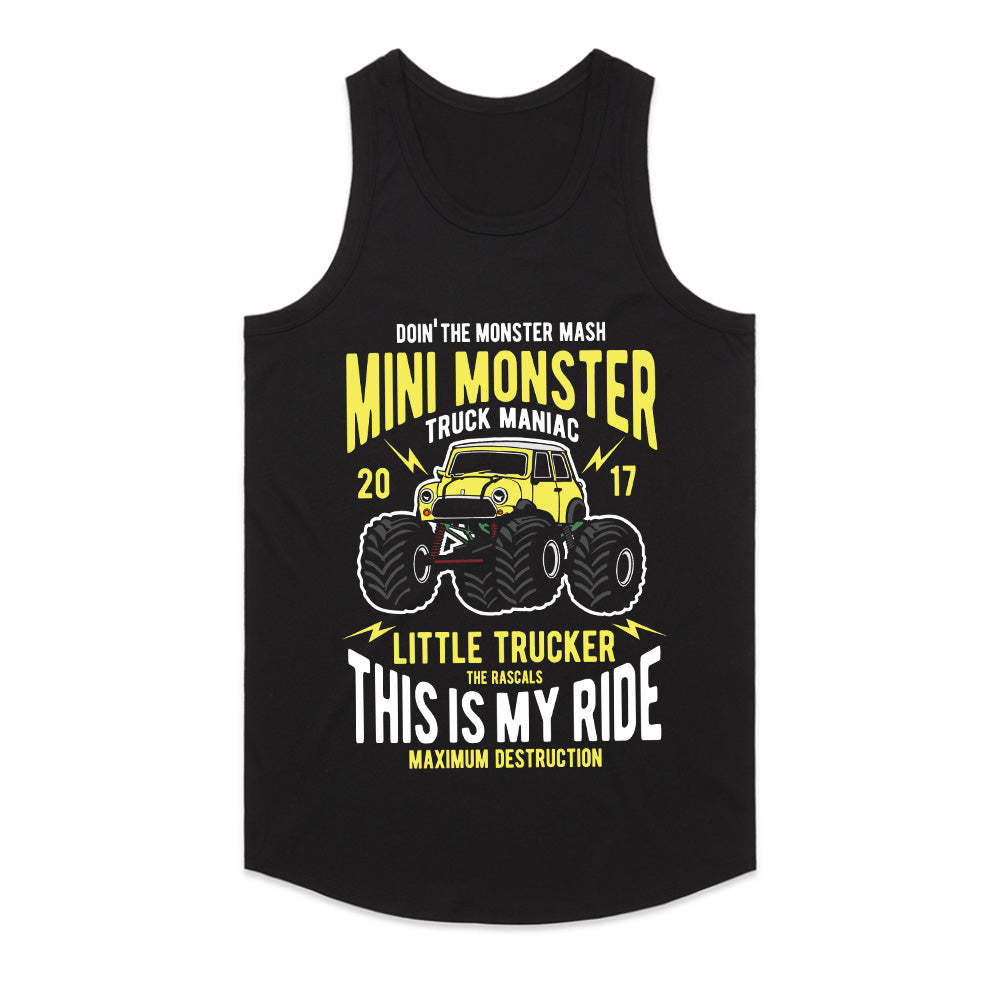 Mini Monster Truck Maniac T-Shirt – Little Trucker’s Ultimate Ride!