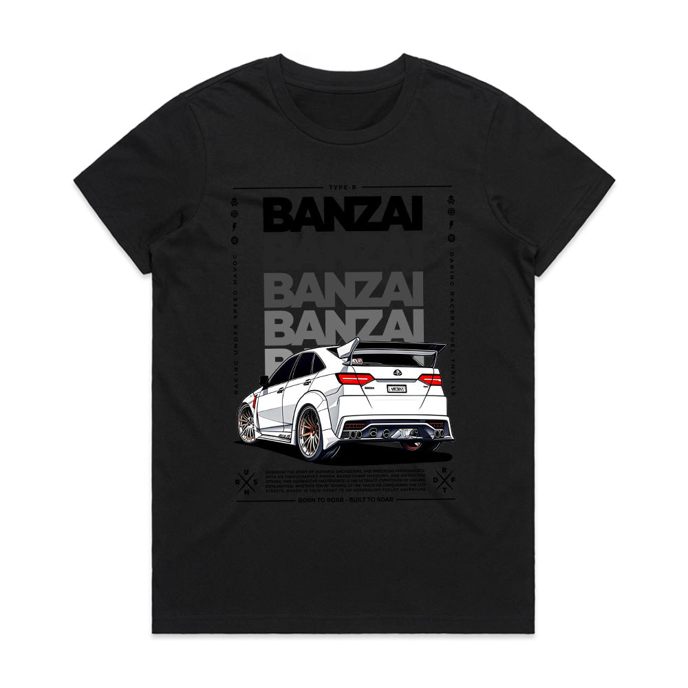 Banzai Turbo Type R T-Shirt – JDM Performance Streetwear