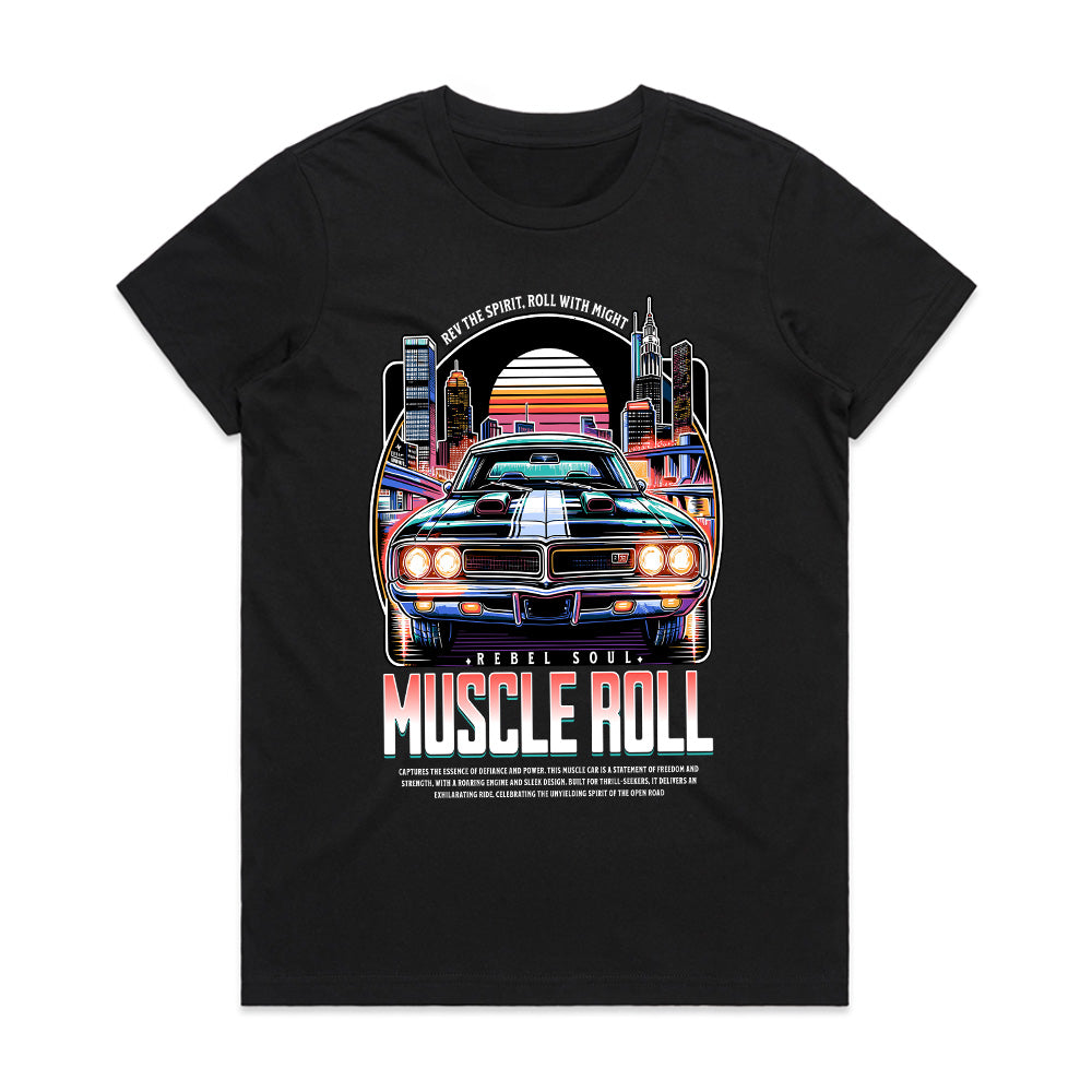 Muscle Roll - Rebel Soul Streetwear T-Shirt