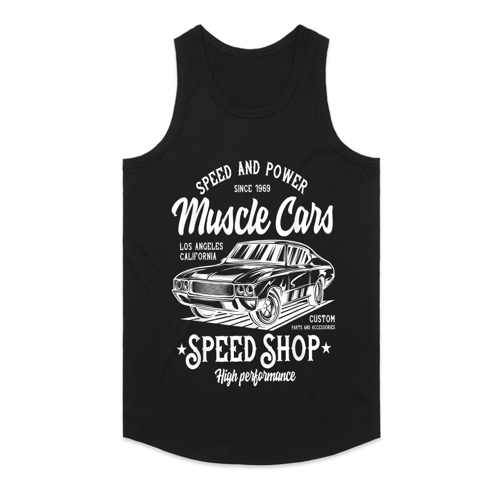 Muscle Car Speed Shop T-Shirt – Vintage Hot Rod Classic Garage Tee for Car Enthusiasts