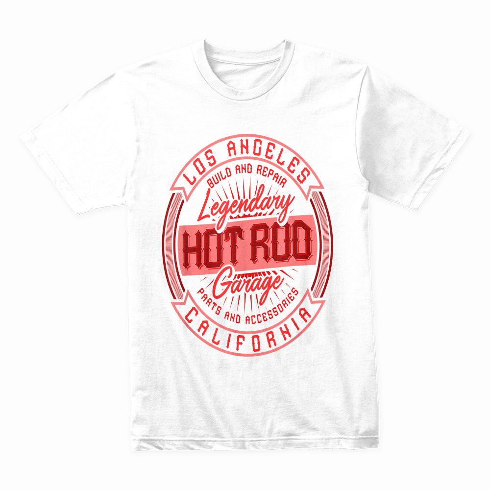 Legendary Hot Rod Garage T-Shirt – Vintage Muscle Car Mechanic Tee for Classic Car Enthusiasts