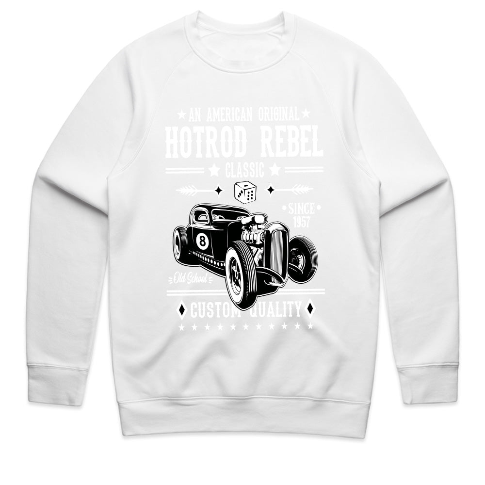 Hotrod Rebel 1957 T-Shirt – Vintage Classic Car Old School Custom Quality Tee