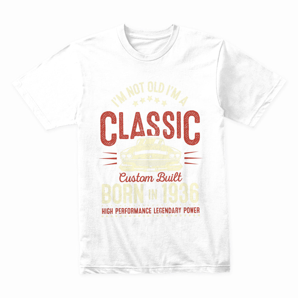 Born in 1936 – Classic Custom Built Vintage Car T-Shirt