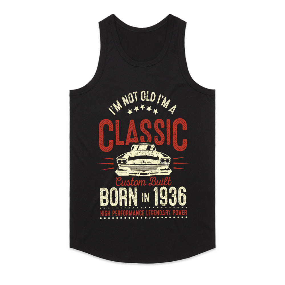 Born in 1936 – Classic Custom Built Vintage Car T-Shirt