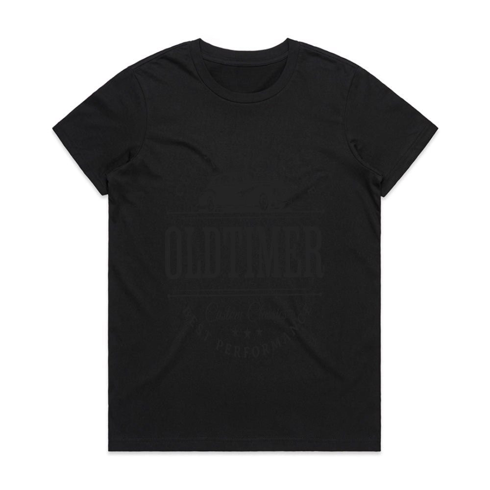 Vintage Classic Car "Oldtimer" Black T-Shirt – Retro Automotive Streetwear