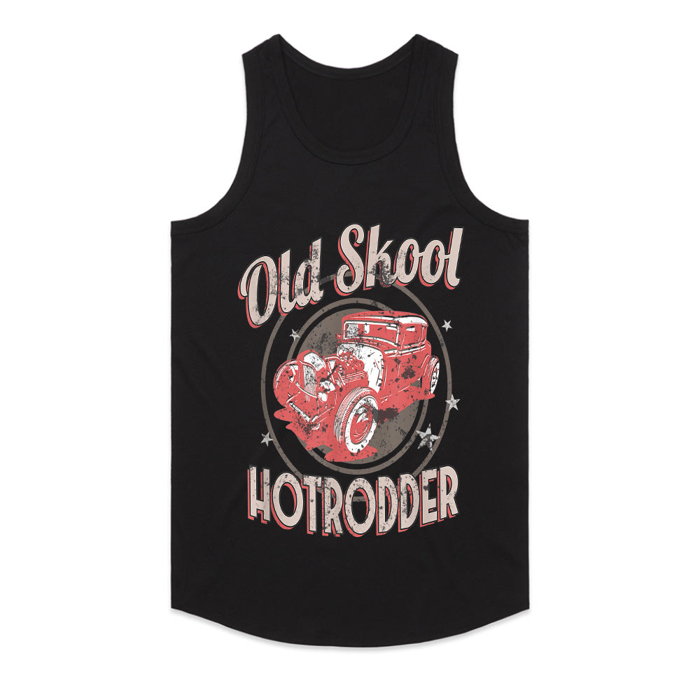 Old Skool Hot Rodder T-Shirt – Vintage Classic Car Enthusiast Tee
