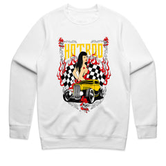 Classic Hot Rod Pin-Up T-Shirt – Vintage Rockabilly Racing Style Tee