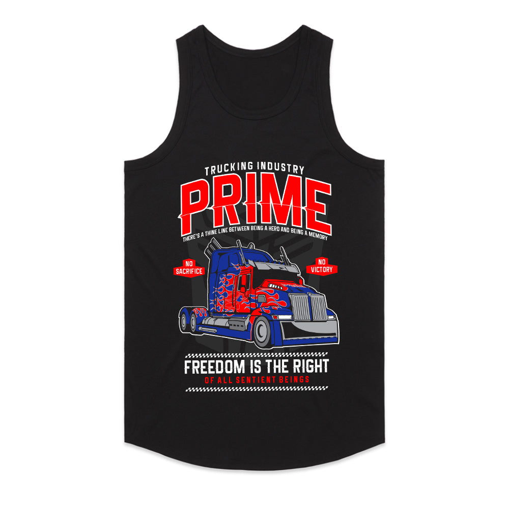 Trucking Industry PRIME T-Shirt – Big Rig Heroic Semi-Truck Design