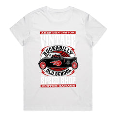 Vintage Rockabilly Speed Shop T-Shirt – Old School Hot Rod Custom Garage Tee