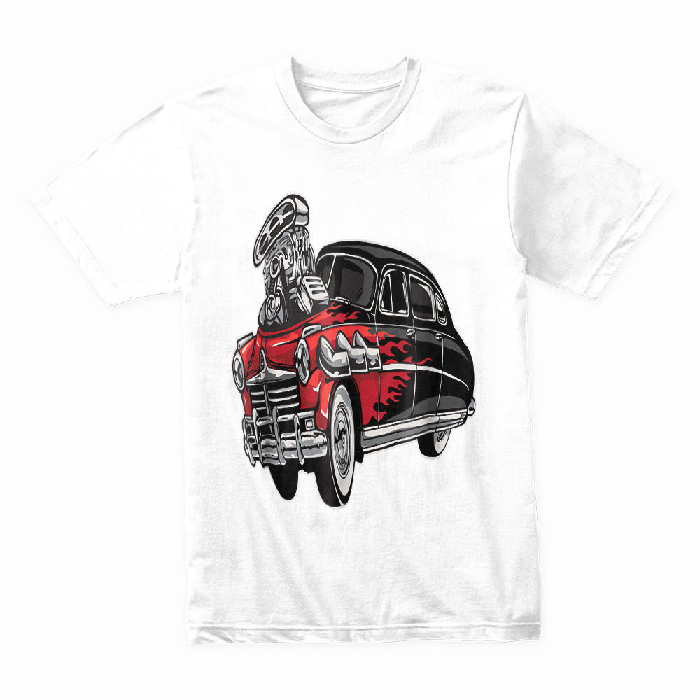 Rat Rod Hot Rod Custom Motor T-Shirt – Vintage Classic Car Lover’s Tee