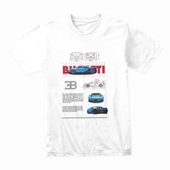 Bugatti EB Blueprint – Hypercar Enthusiast T-Shirt