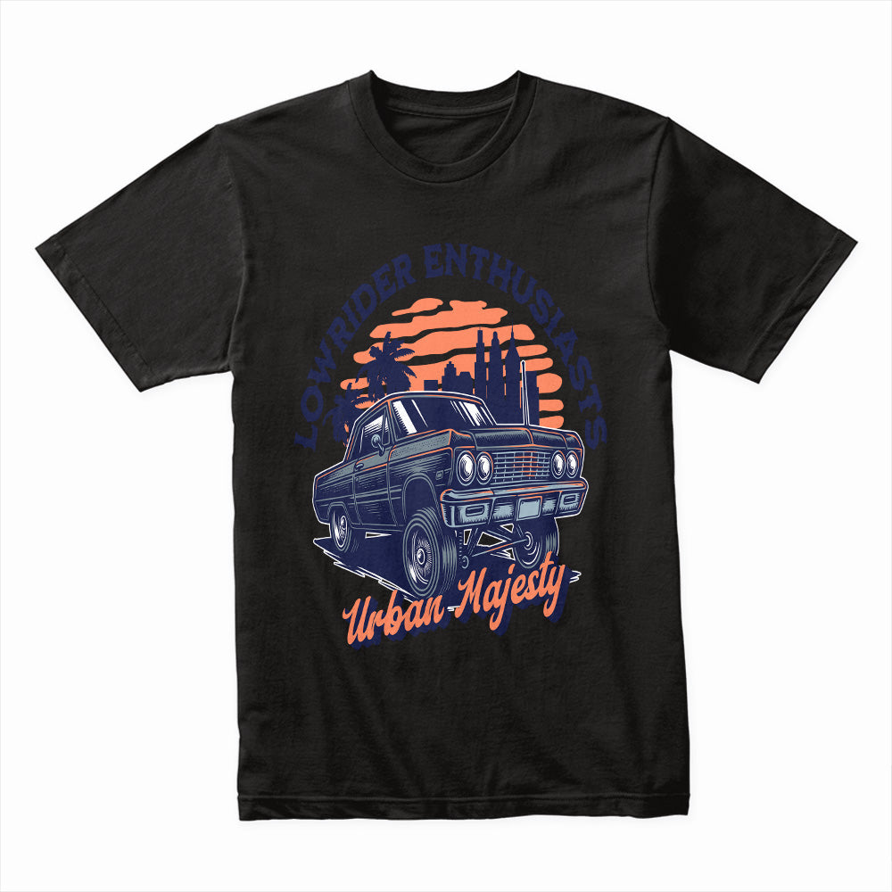 Lowrider Majesty – Classic Urban Streetwear T-Shirt