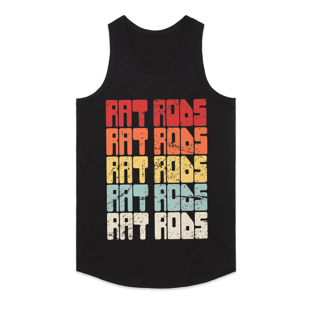 Retro Rat Rods T-Shirt – Vintage Distressed Hot Rod Enthusiast Tee