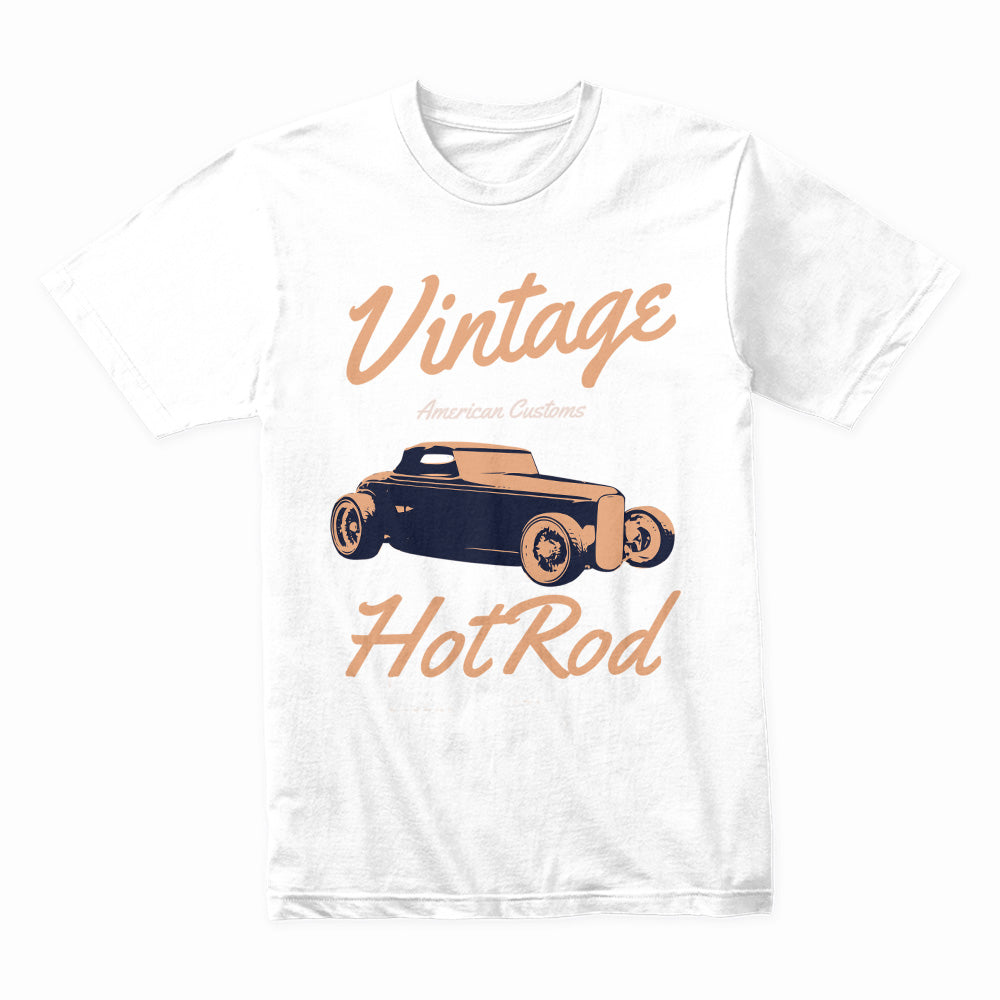 Vintage Hot Rod T-Shirt – Classic American Customs Retro Car Enthusiast Tee