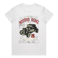 Hotrod Rebel T-Shirt – Vintage Route 66 Custom Car Classic!