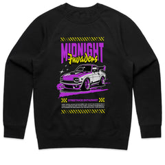 Midnight Invaders T-Shirt – JDM Street Racing & Tuner Car Enthusiast Tee