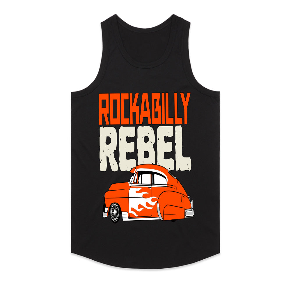 Rockabilly Rebel T-Shirt – Vintage Hot Rod Lowrider Classic Car Tee
