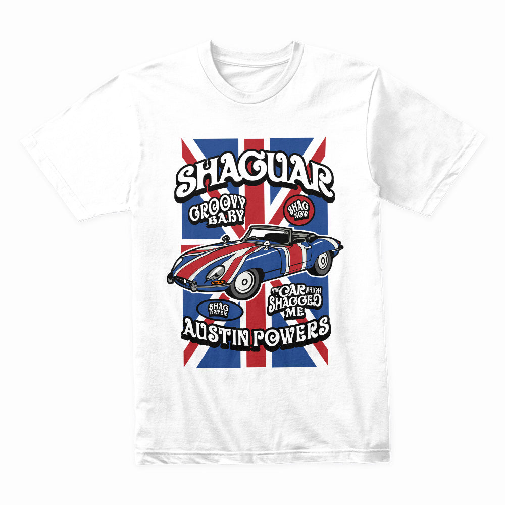 🇬🇧 Shaguar T-Shirt – Groovy British Sports Car Design