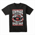Vintage Rockabilly Speed Shop T-Shirt – 1974 Classic Hot Rod Custom Garage Tee