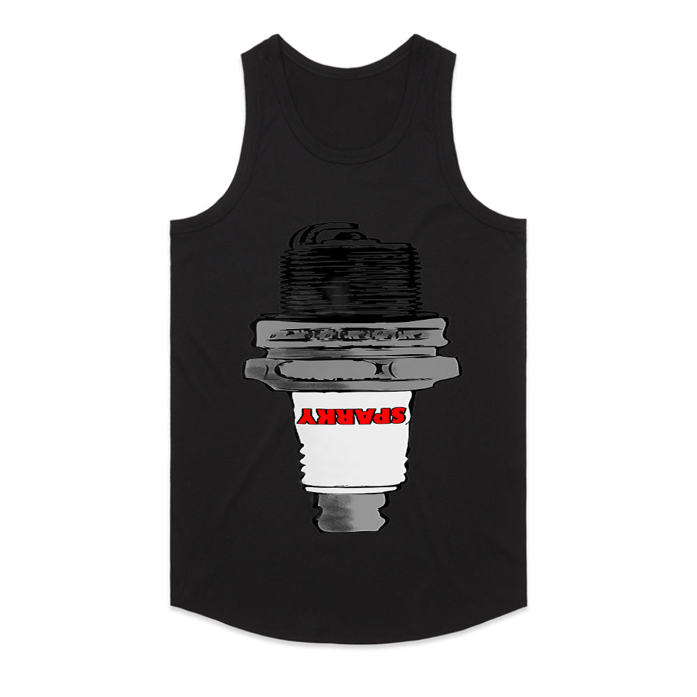 Sparky Spark Plug T-Shirt – Perfect for Car Lovers & Gearheads!