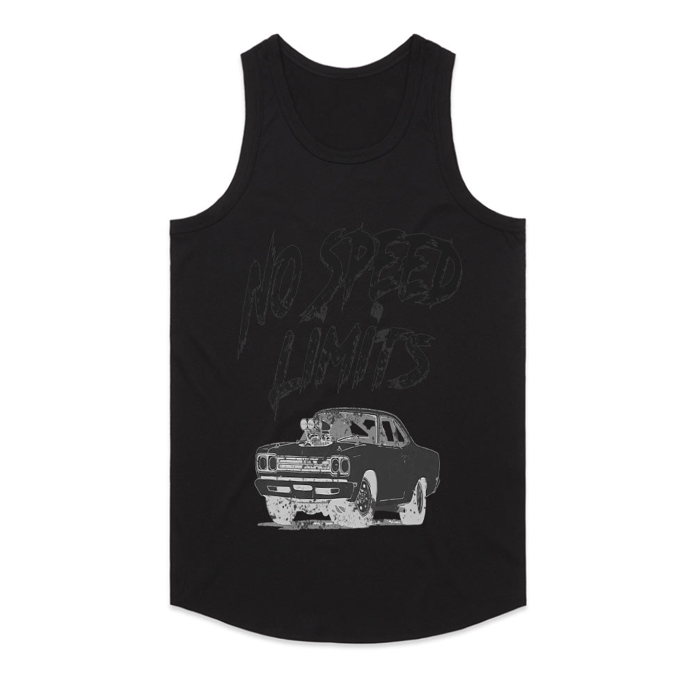 No Speed Limits Muscle Car T-Shirt – High-Octane Hot Rod Racing Tee