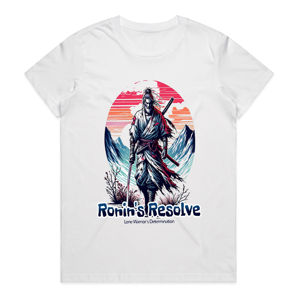 Ronin’s Resolve – Samurai Warrior Sunset Graphic T-Shirt