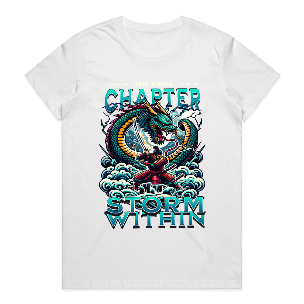 The Final Chapter – Storm Within Samurai & Dragon Graphic T-Shirt