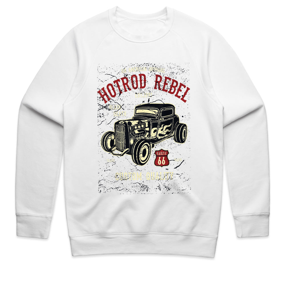 Hotrod Rebel T-Shirt – Vintage Route 66 Custom Car Classic!
