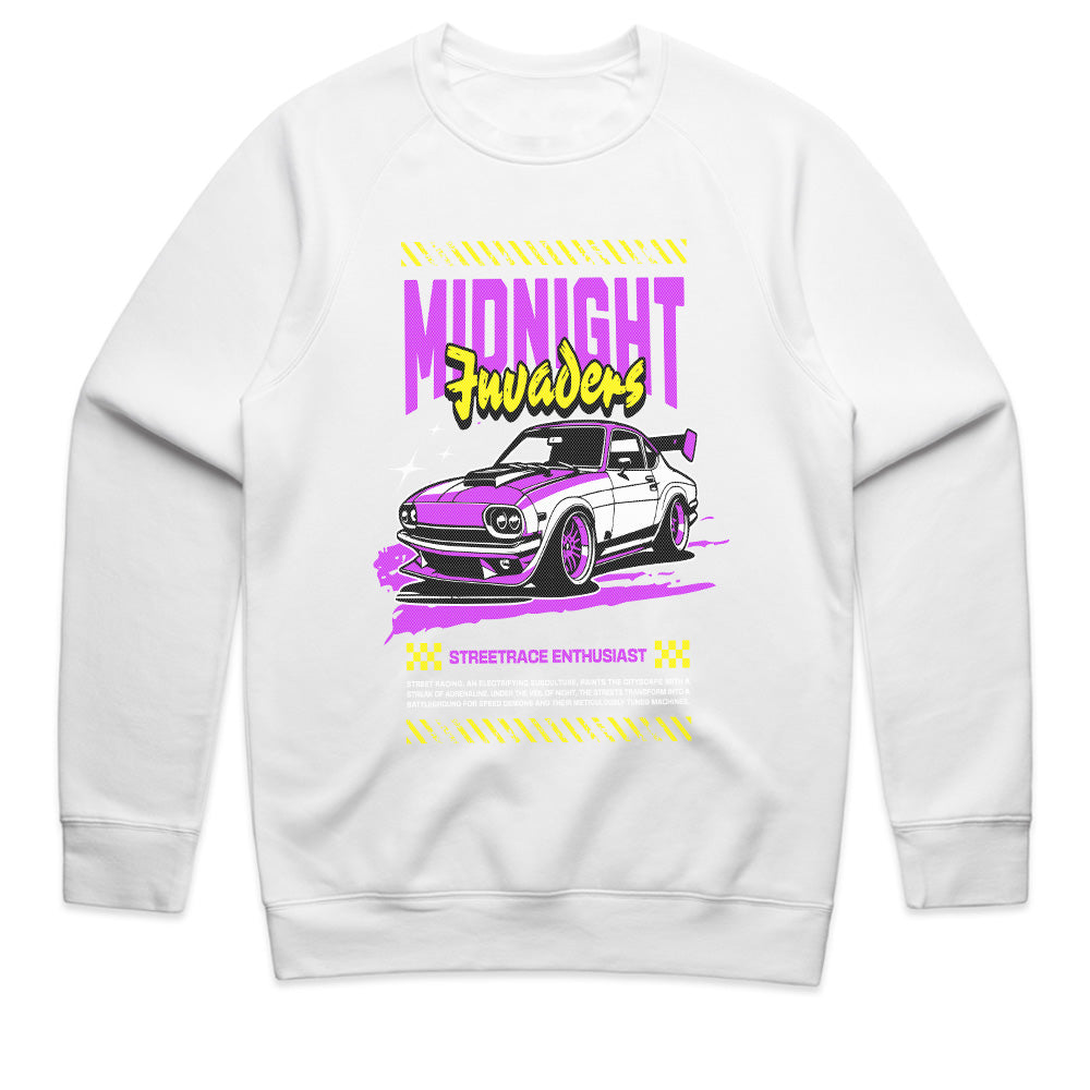 Midnight Invaders T-Shirt – Retro JDM Street Racing Style