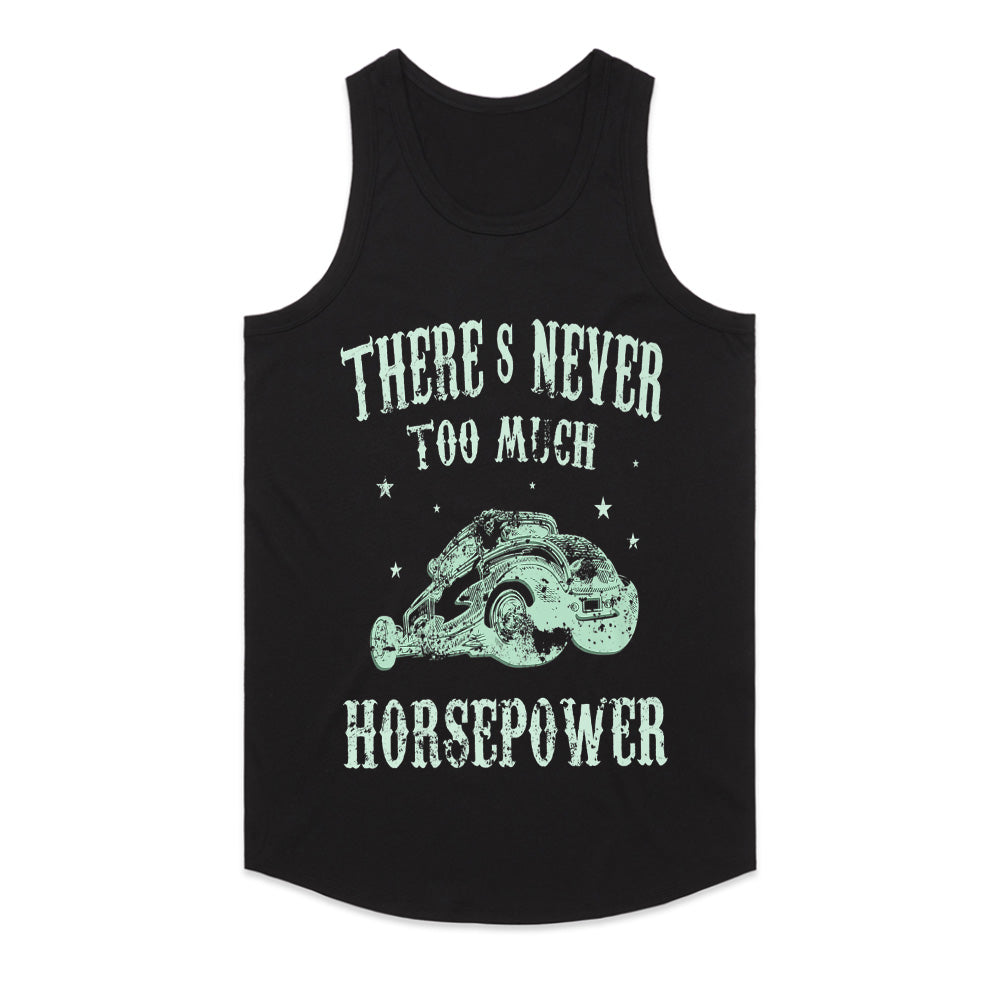 There's Never Too Much Horsepower" Hot Rod T-Shirt – Ultimate Speed Lover’s Tee!