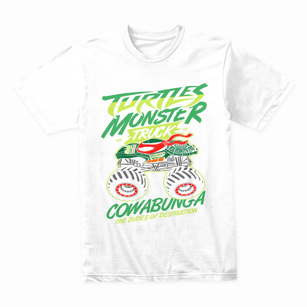 Turtle Monster Truck – Cowabunga Destruction Crew T-Shirt