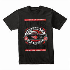 Vintage Rockabilly Speed Shop T-Shirt – Old School Hot Rod Custom Garage Tee