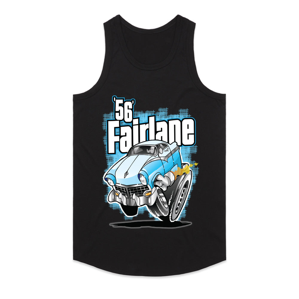 Classic '56 Fairlane Cartoon Hot Rod T-Shirt – Vintage Muscle Car Tee