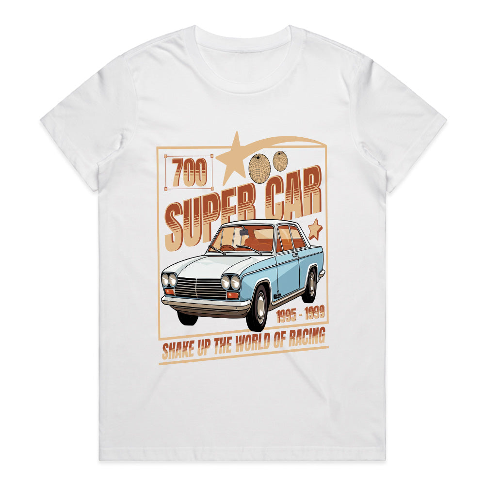 700 Super Car" Retro Racing T-Shirt – Vintage Motorsport-Inspired Streetwear