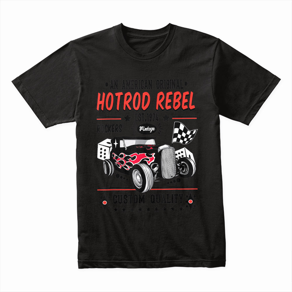 Hotrod Rebel Vintage T-Shirt – Classic American Muscle Style!