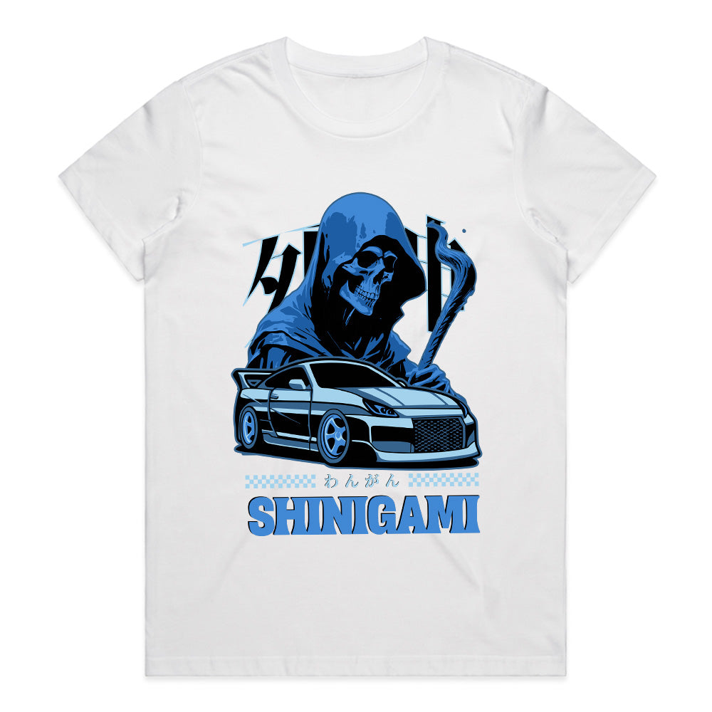 Shinigami Wangan" Street Racing T-Shirt – JDM Night Runner Aesthetic