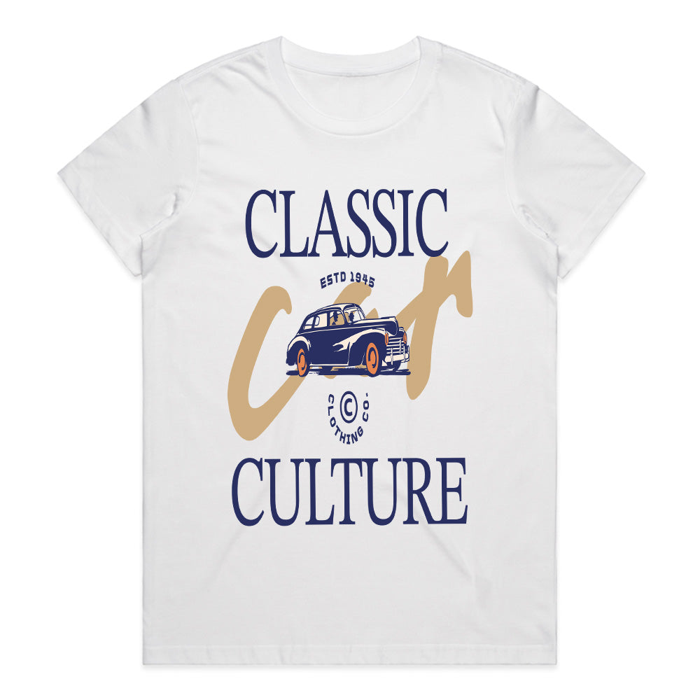 Classic Car Culture – Timeless Automotive Heritage Tee