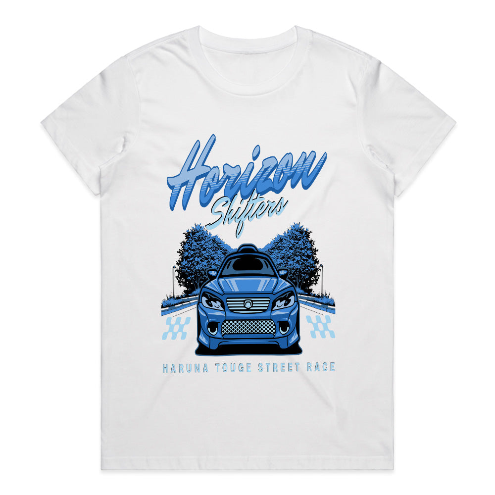 Horizon Shifters" Touge Street Racing T-Shirt – Haruna Mountain Drift Edition
