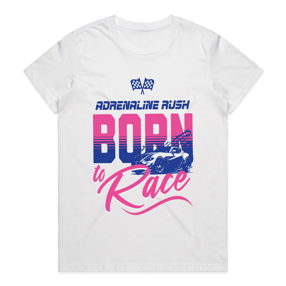 Born to Race – Adrenaline Rush Racing T-Shirt
