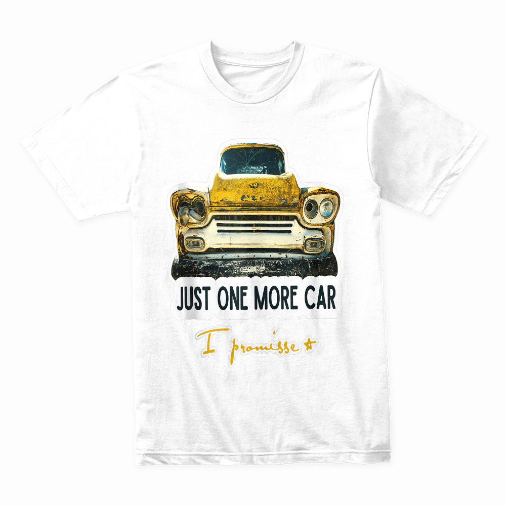 Just One More Car – Funny Classic Car Collector T-Shirt