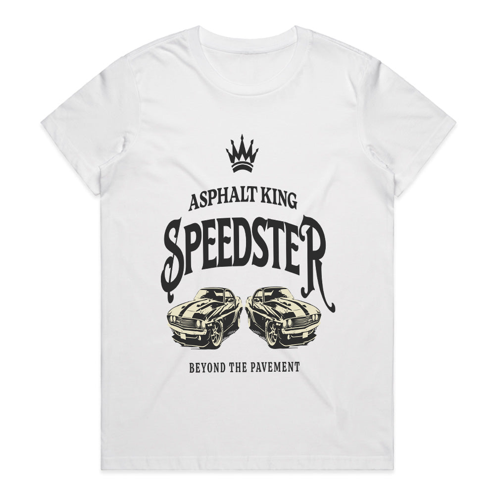 Asphalt King – Speedster Muscle Car Streetwear T-Shirt
