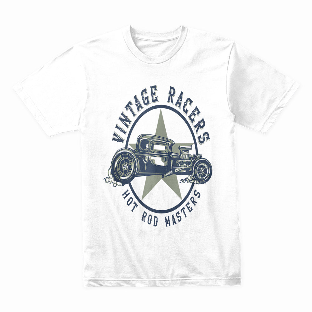 Vintage Racers – Hot Rod Masters Classic Car T-Shirt