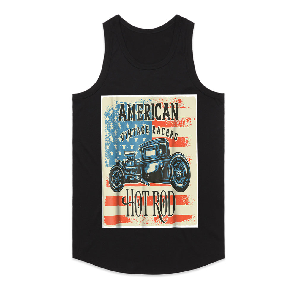 American Vintage Racers – Hot Rod Classic Car T-Shirt
