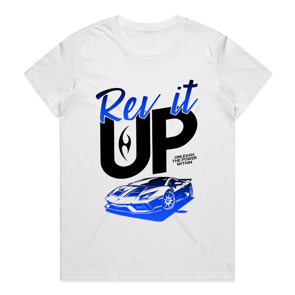 Rev It Up – Supercar Performance Streetwear T-Shirt